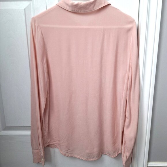 Hudson North Pink Button Down Long Sleeve Top - Picture 2 of 7